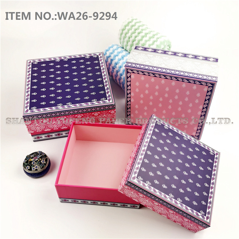 Cardboard Gift and Storage Box with Lid