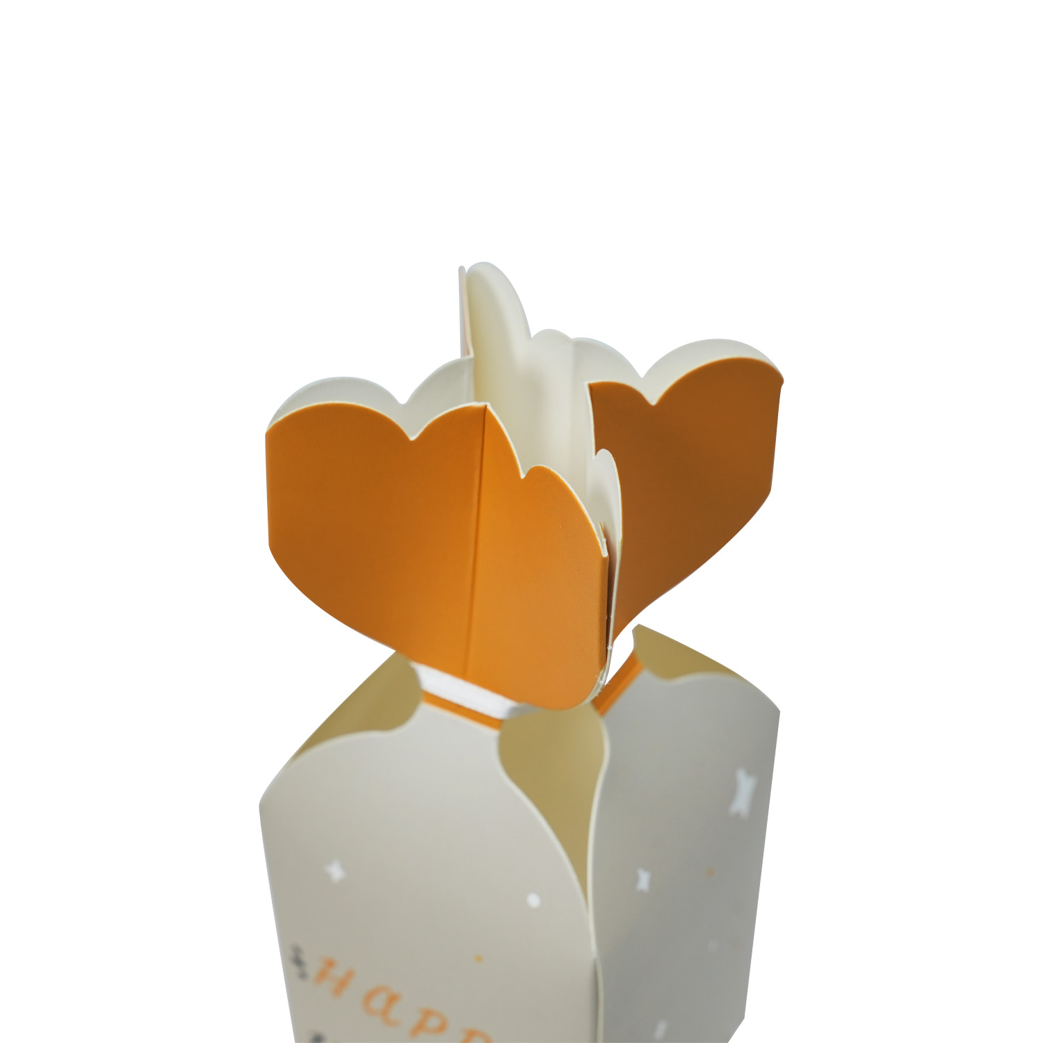 Candy-Shaped Paper Gift Box for Holiday Packaging