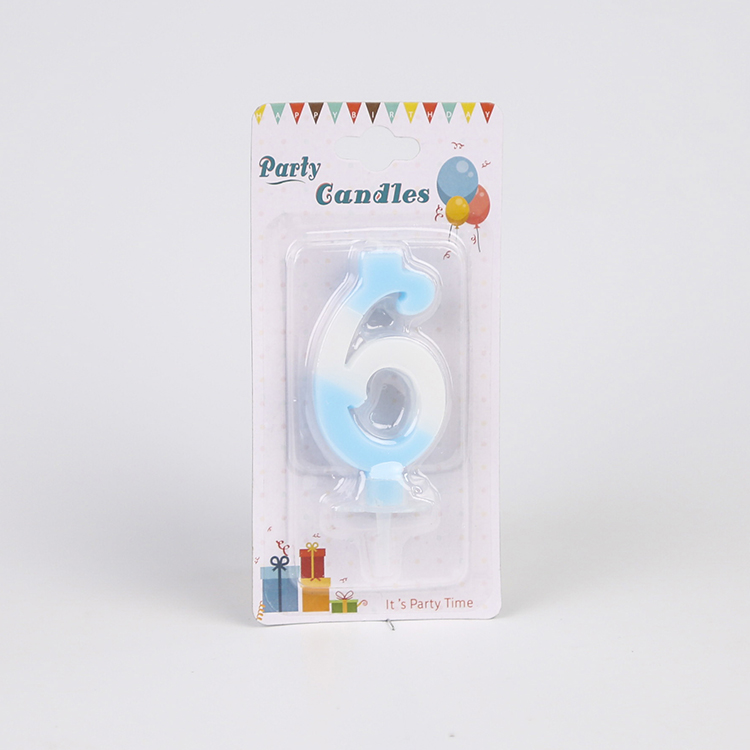 Birthday Cake Topper Numbers Candles Party Decorations
