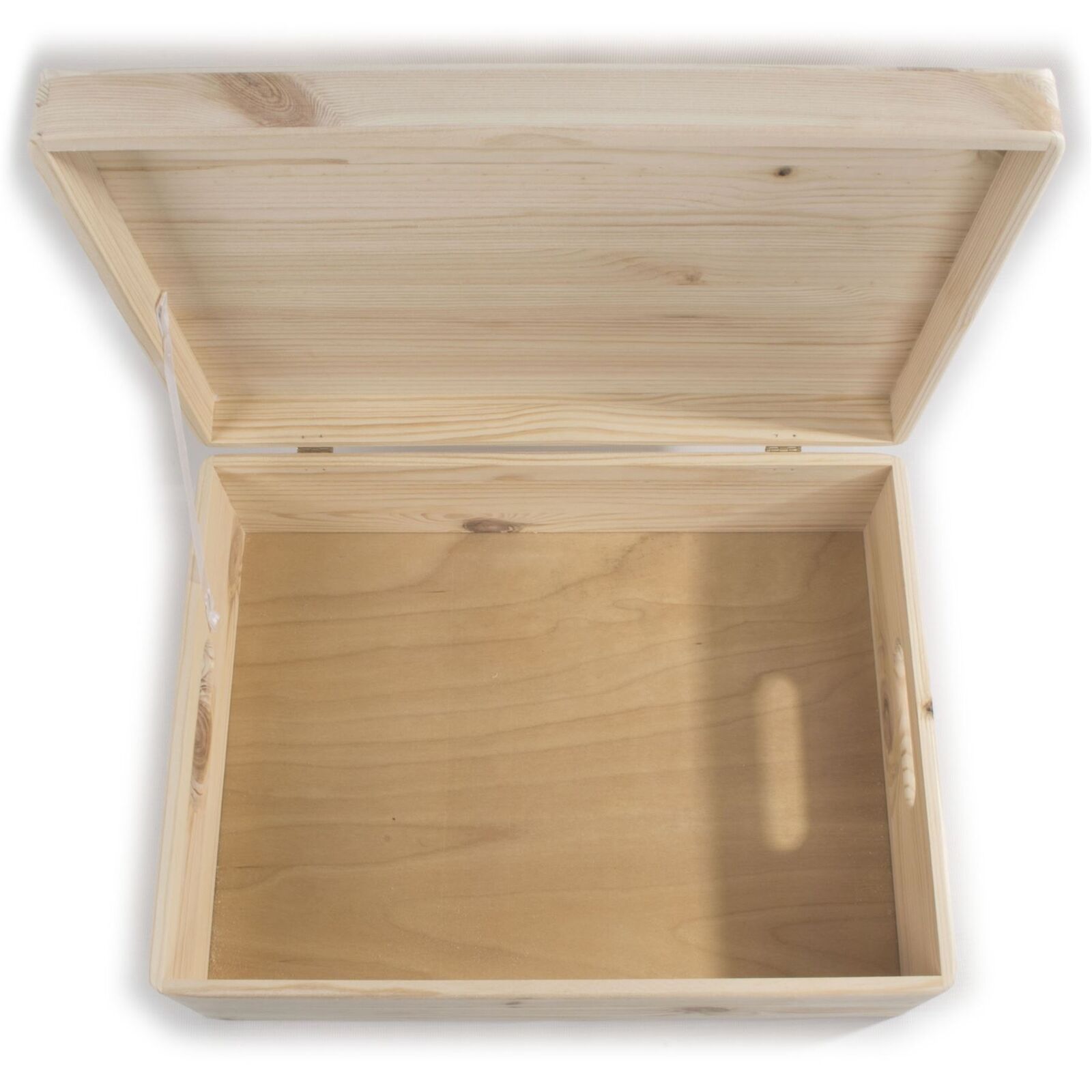 Unfinished Wooden Treasure Chest
