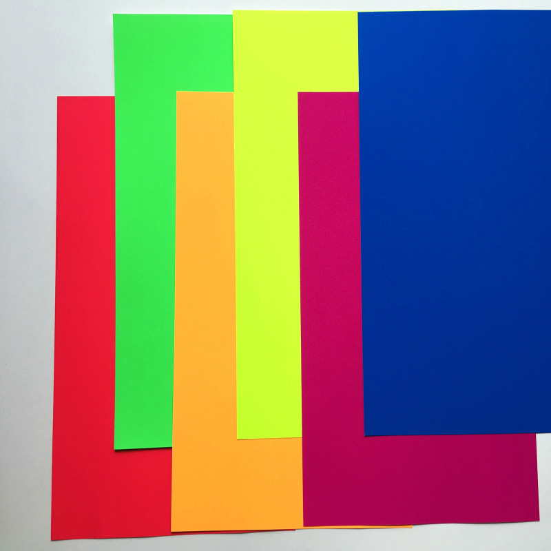 Fluorescent Paper and Cardboard