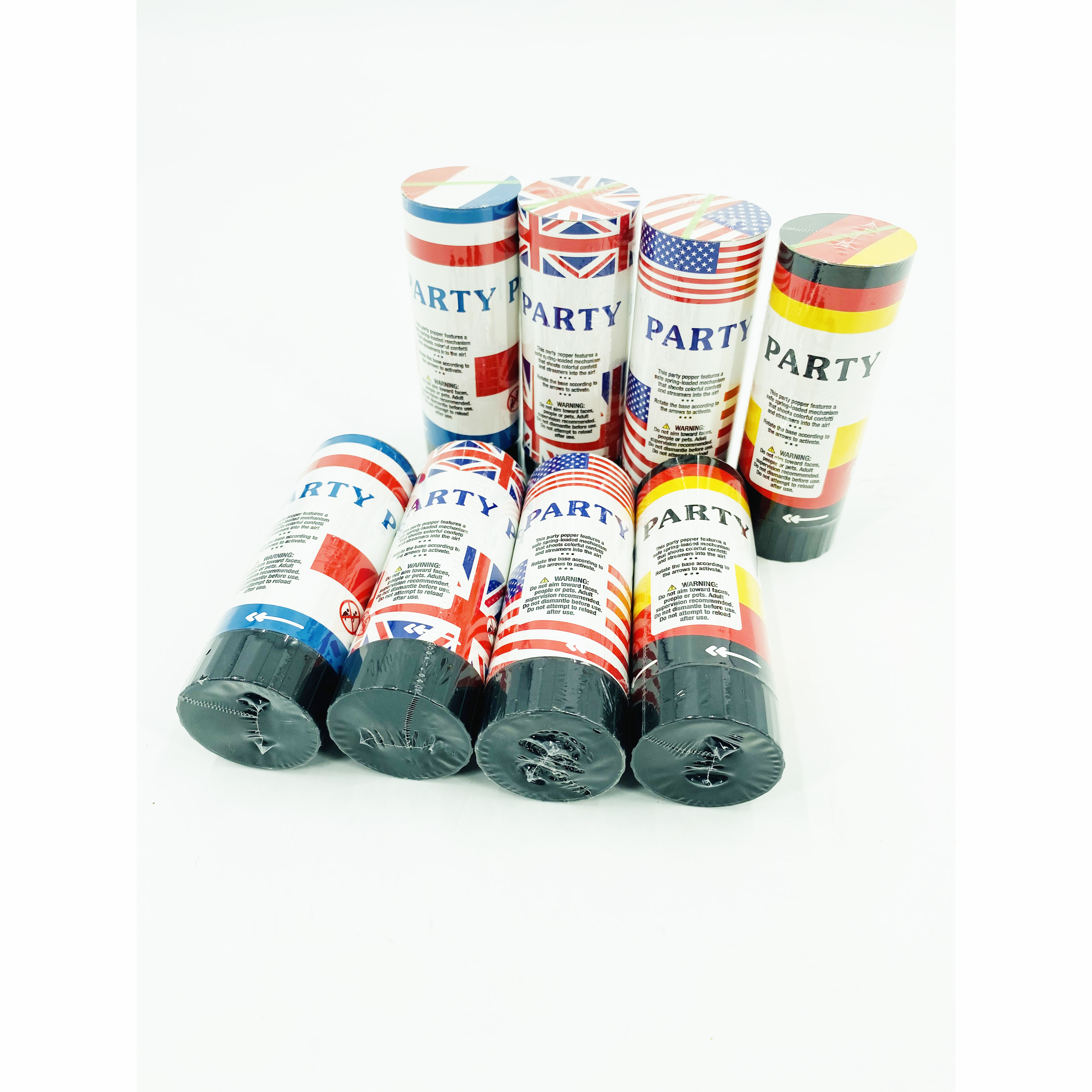Spring Party Popper Transparent Tube Confetti Cannon