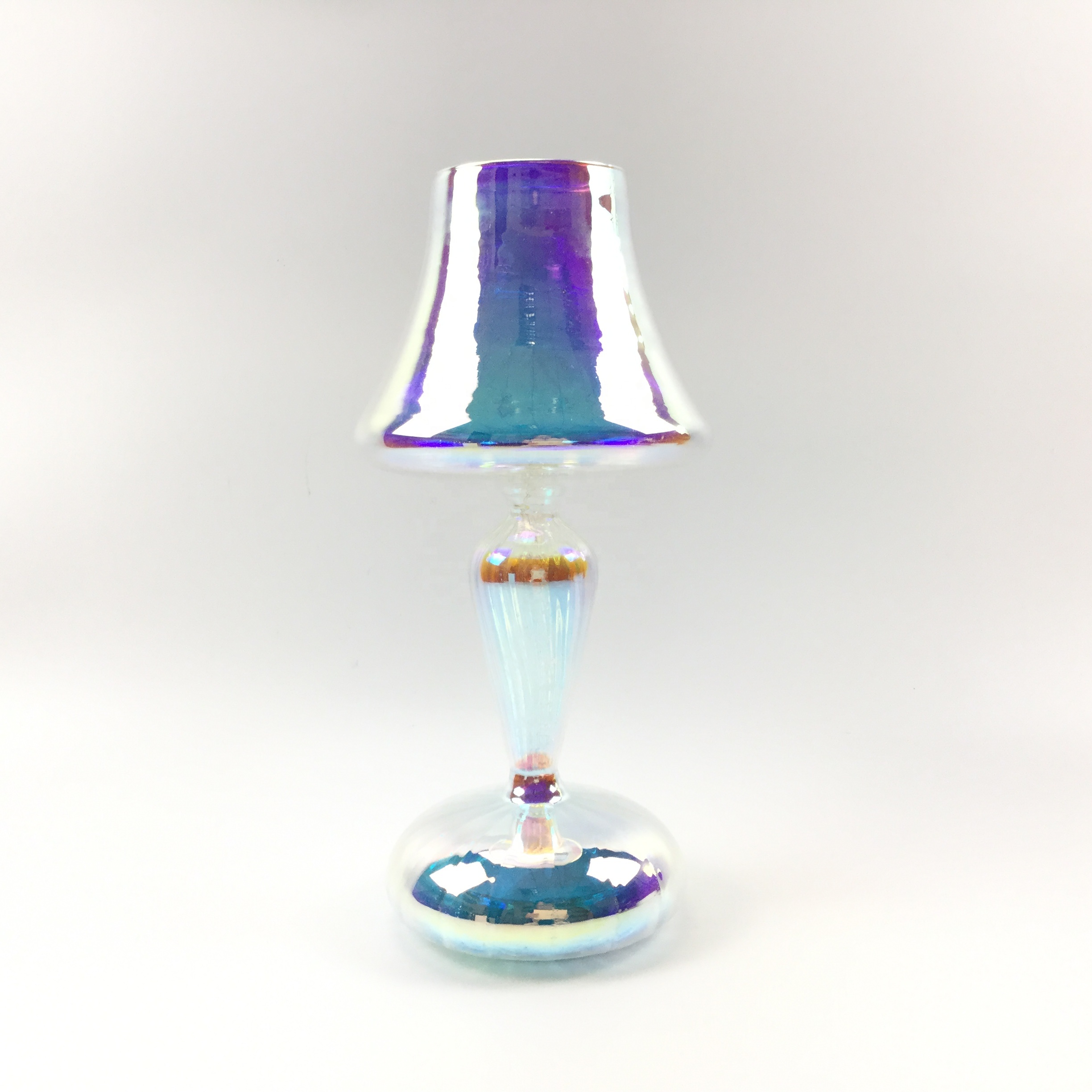 Glass LED Table Lamp with Battery Operation