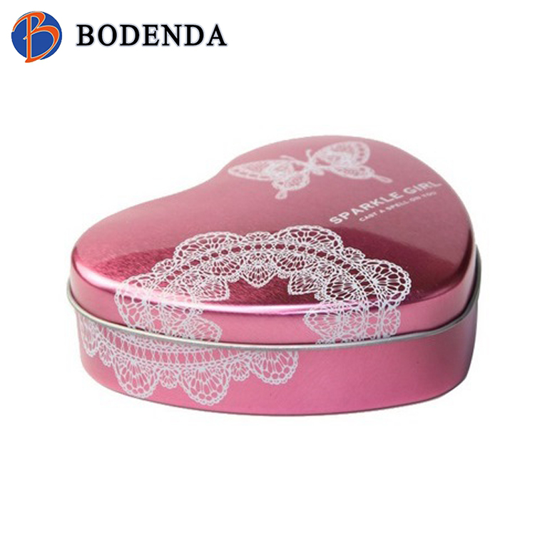 Heart-Shaped Tin Box Gift Packaging
