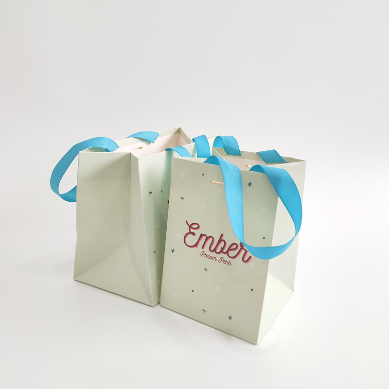 Custom Logo Luxury Boutique Shopping Paper Bag