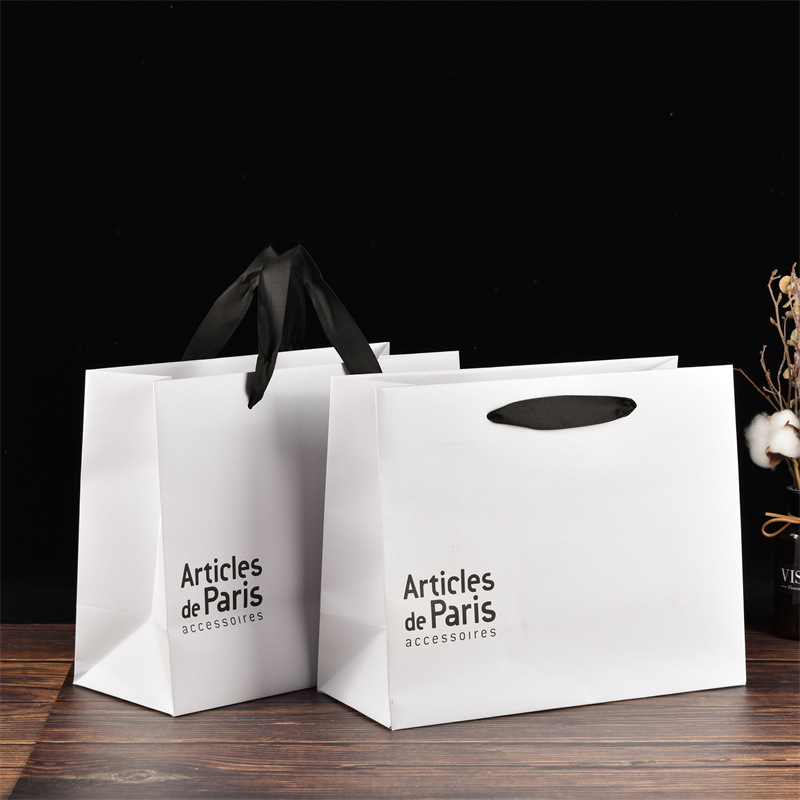 Luxury Custom Print Logo Jewelry Gift Paper Bag