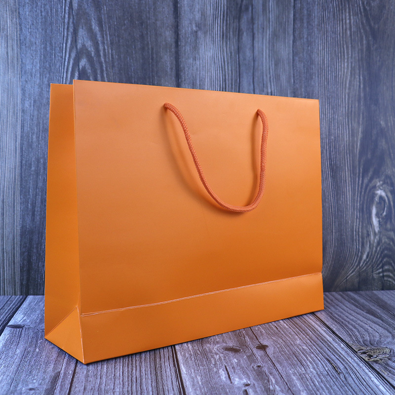 Eco-Friendly Custom Logo Paper Shopping Bags with Handles