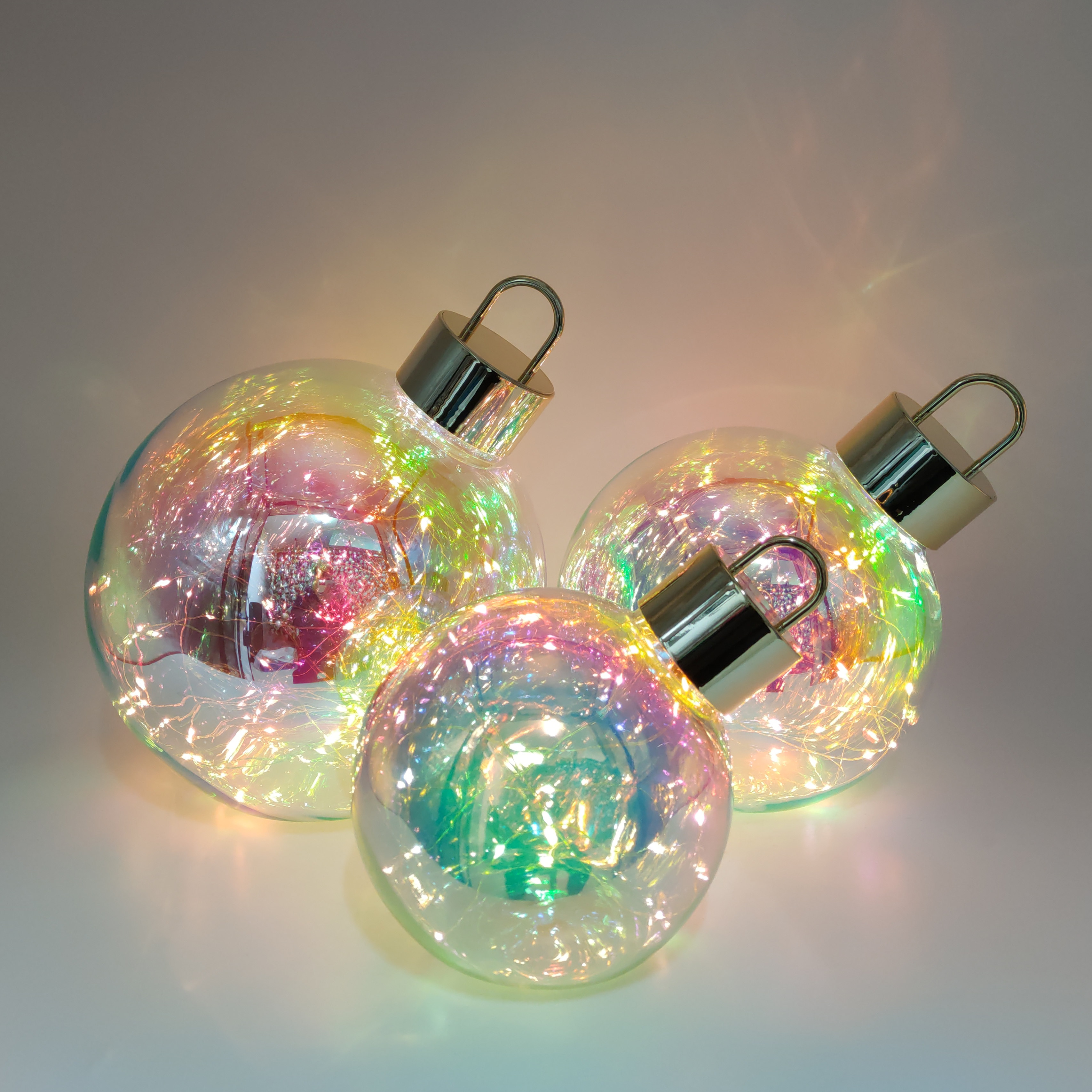 LED Light-up Inflatable Christmas Ball Ornament