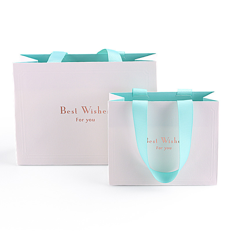 Custom Logo Hot Foil Luxury Paper Shopping Bags