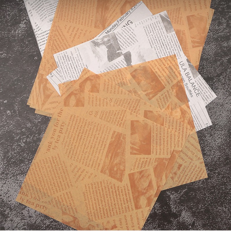 Custom Grease-Proof Kraft Paper Food Packaging