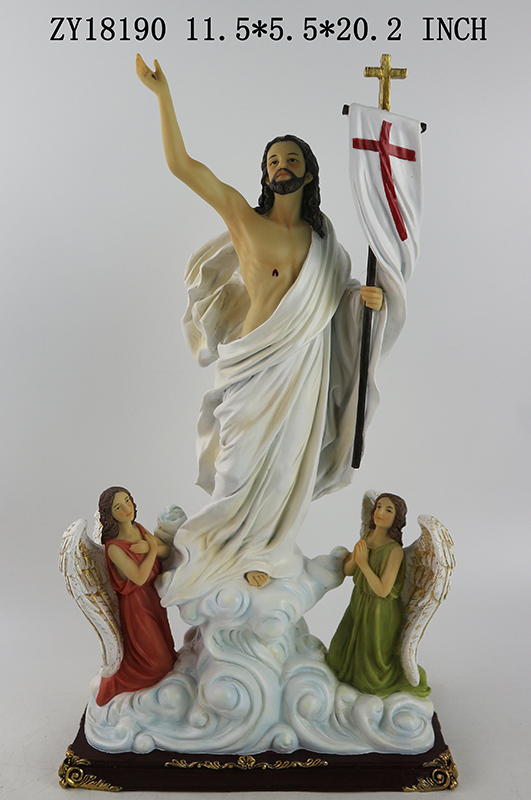 Ascension Jesus Religious Figurine