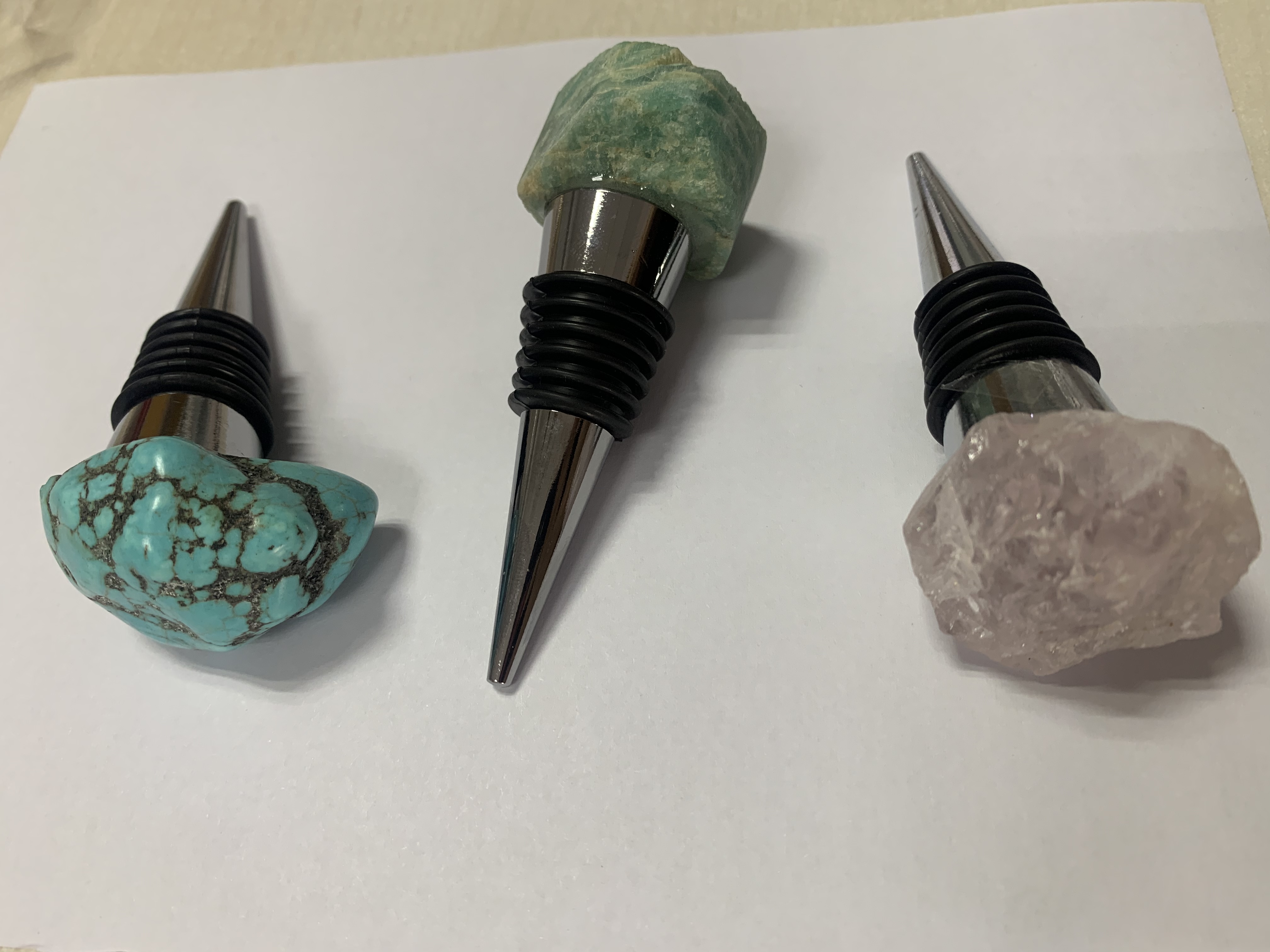 Rose Quartz Wine Stopper