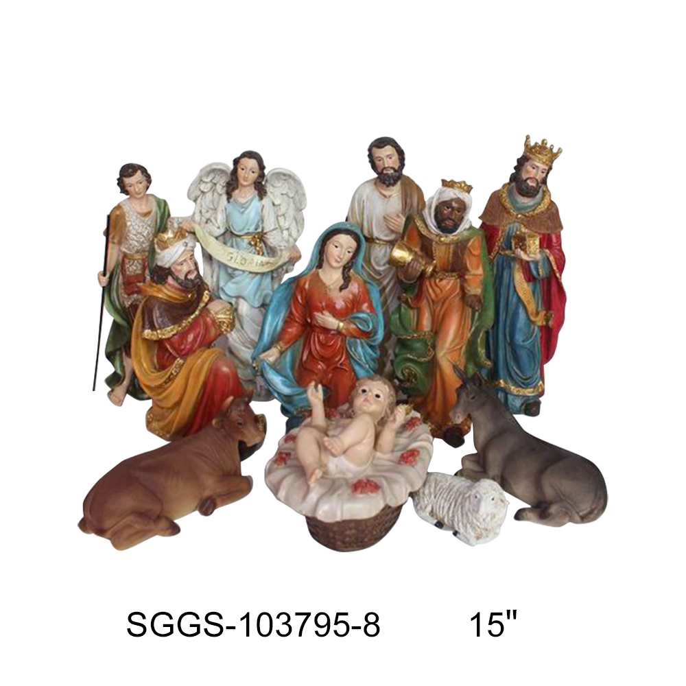 Polyresin Nativity Set