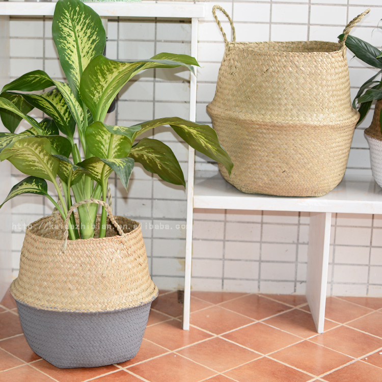 Kaida Handwoven Big Belly Basket