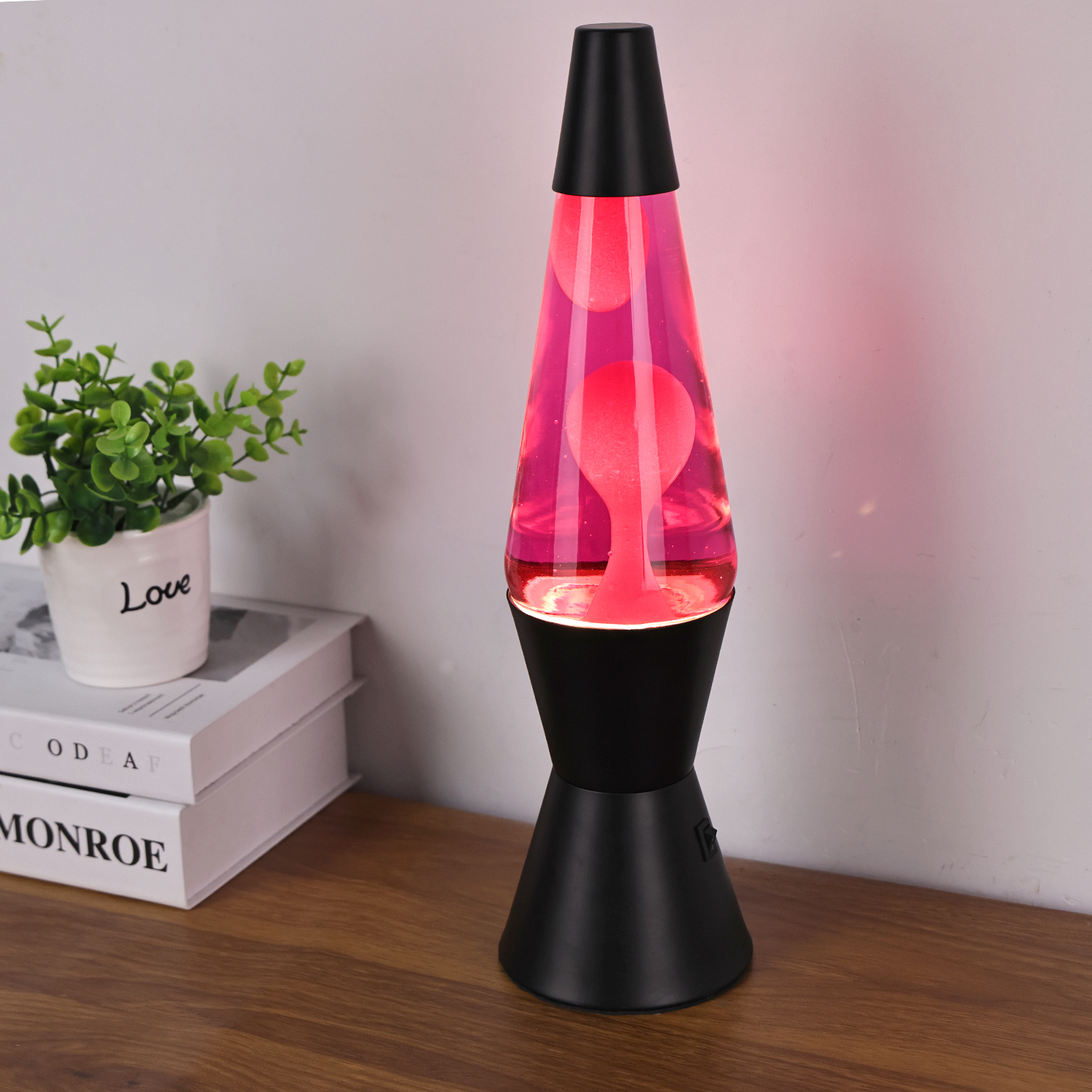 15 Inch Lava Lamp with Metal Base