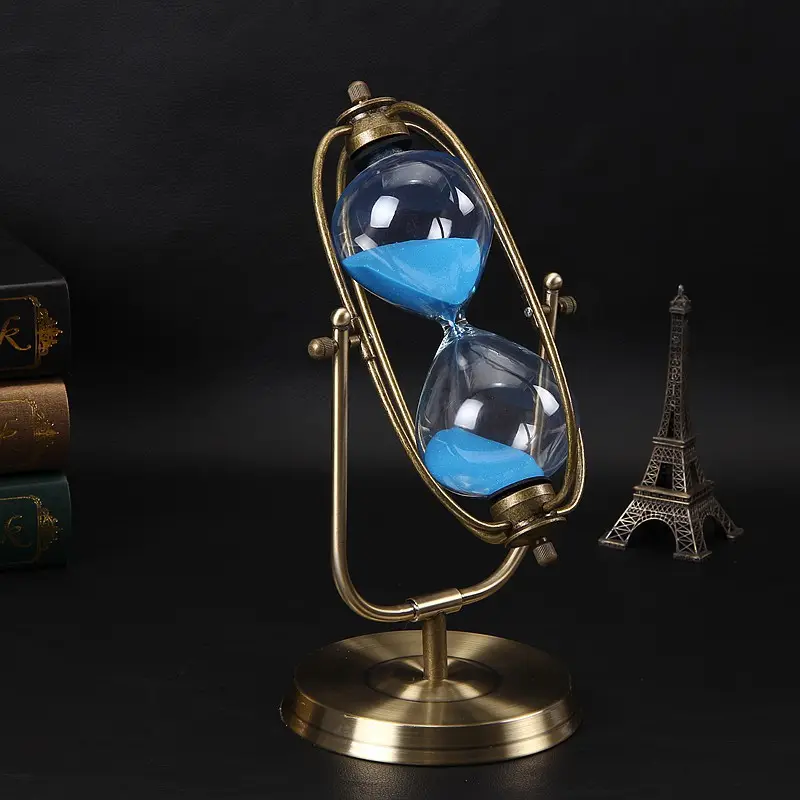 Metal Frame Tea Hourglass Timer