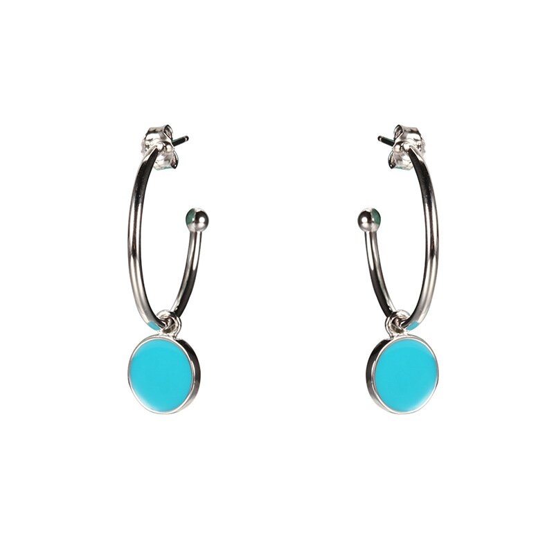 Geometric Exaggerated Drop Gel Earrings