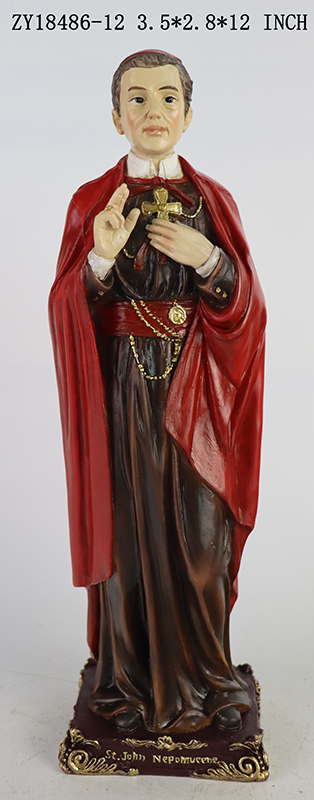 St. John Nepomucene Resin Statue