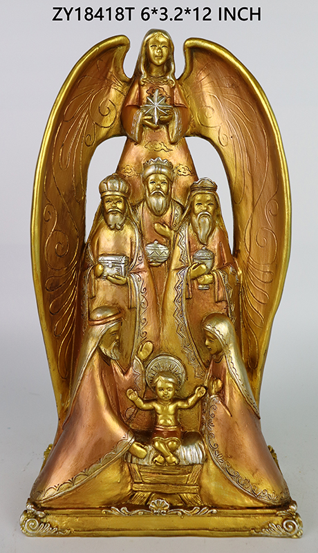 Nativity Set - Hand-Painted Resin Statuary