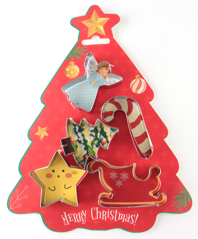 5-Piece Christmas Cookie Cutter Set