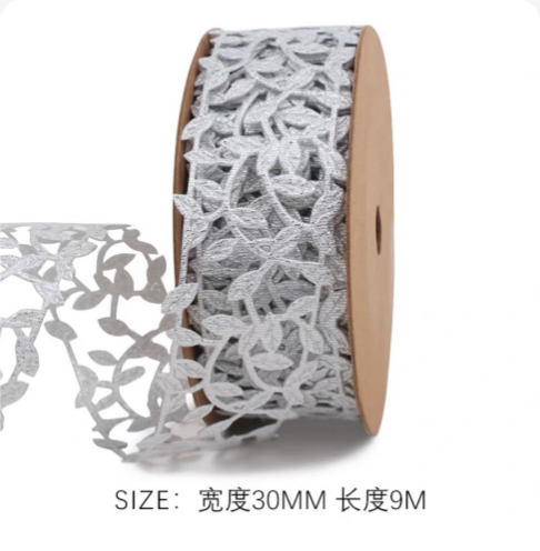 Gold Multi-Picture Bright Edge Satin Ribbon