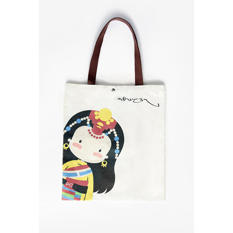 Canvas Bag with Tibetan Sister Character
