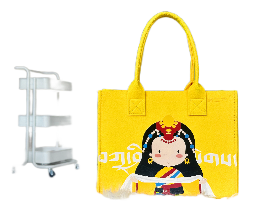 Zang Er Mu Tibetan Sister Wool Felt Bag