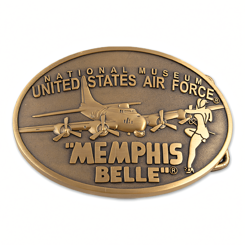 Custom Belt Buckles Military Casual Zinc Alloy Bronze