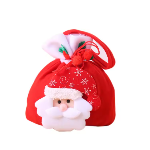 Christmas Tree Decorations Flannelette Doll Gift Bag
