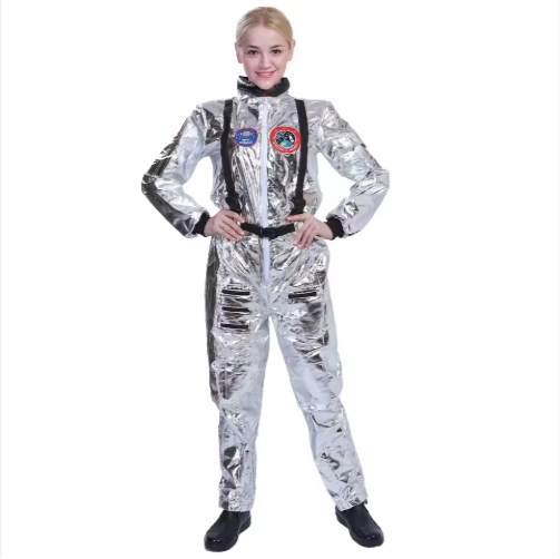 Women Astronaut Uniform Jumpsuit with Accessories