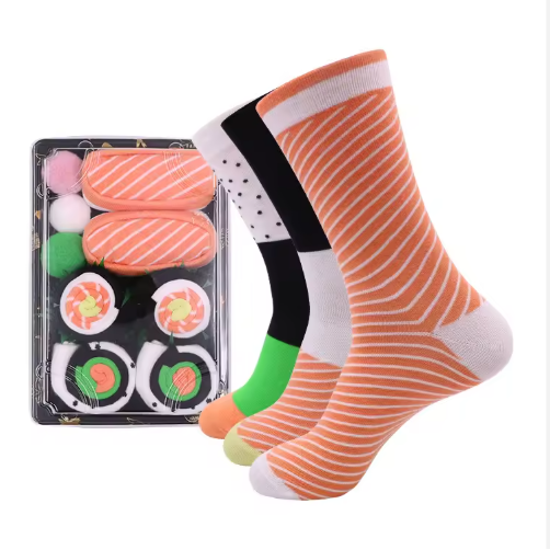 Creative Food Design Socks with Box Package