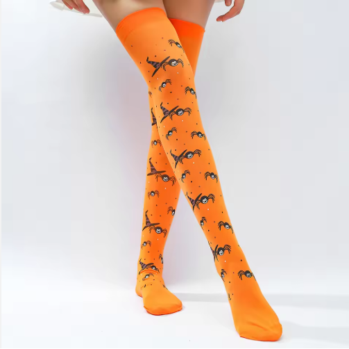 Knee Halloween Long Stockings Women Party Costume Thigh High Socks