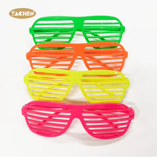 Neon Shutter Glasses Party Accessories for Kids