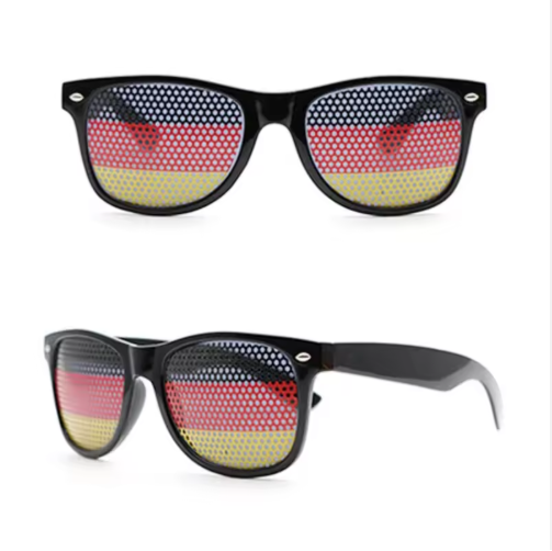 Football Fan Party Sunglasses with Country Flag Design