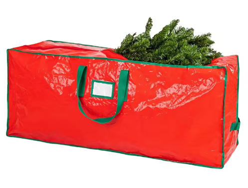Waterproof Red Christmas Tree Storage Tote