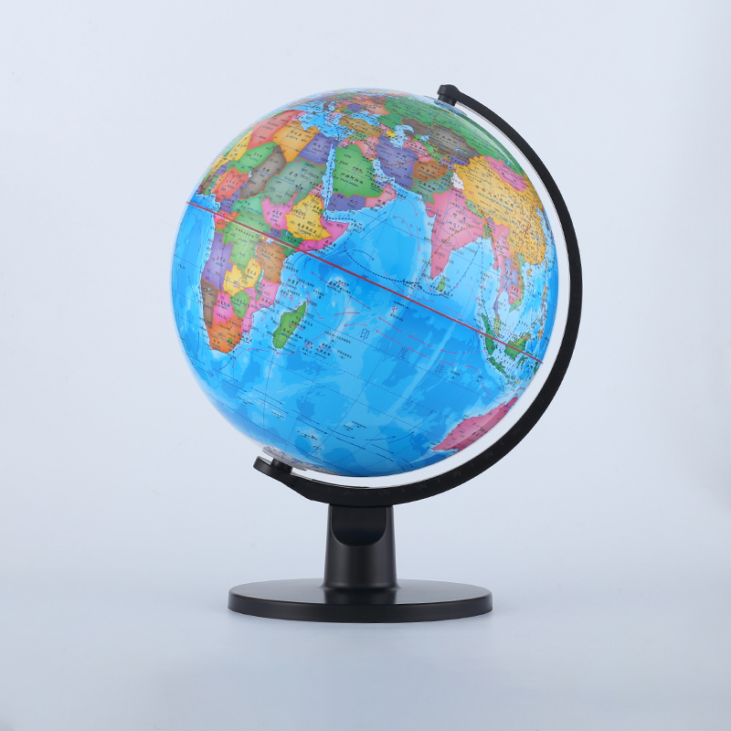 25cm Blue Globe with Plastic Base