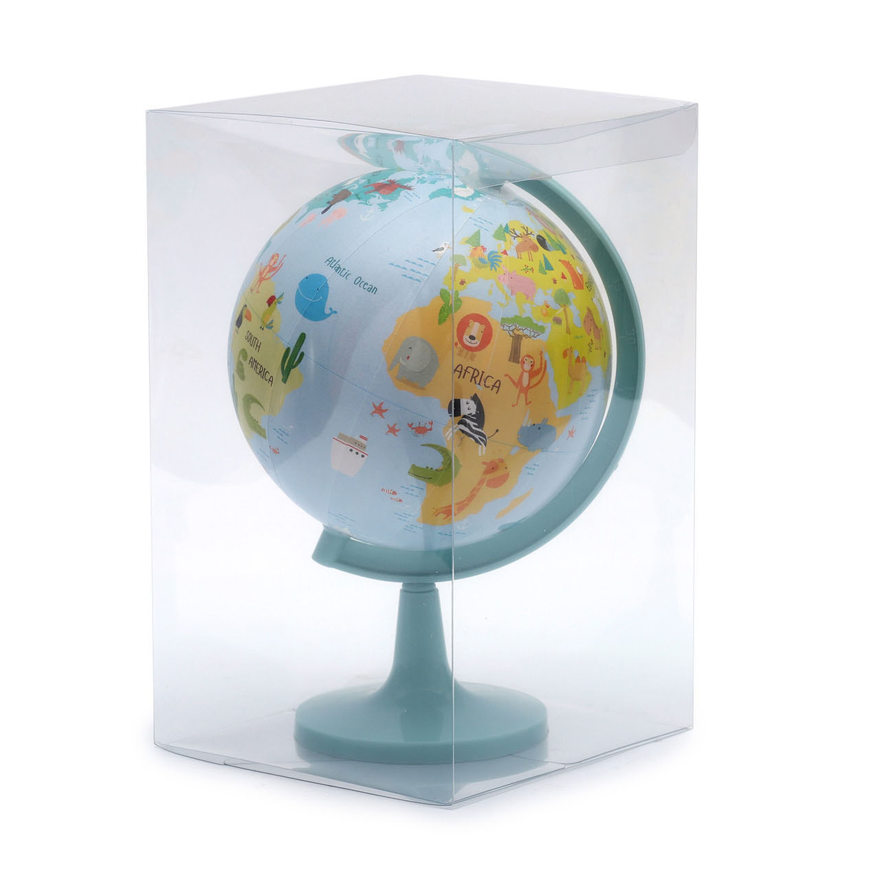 14.2cm Animal Globe with Plastic Base