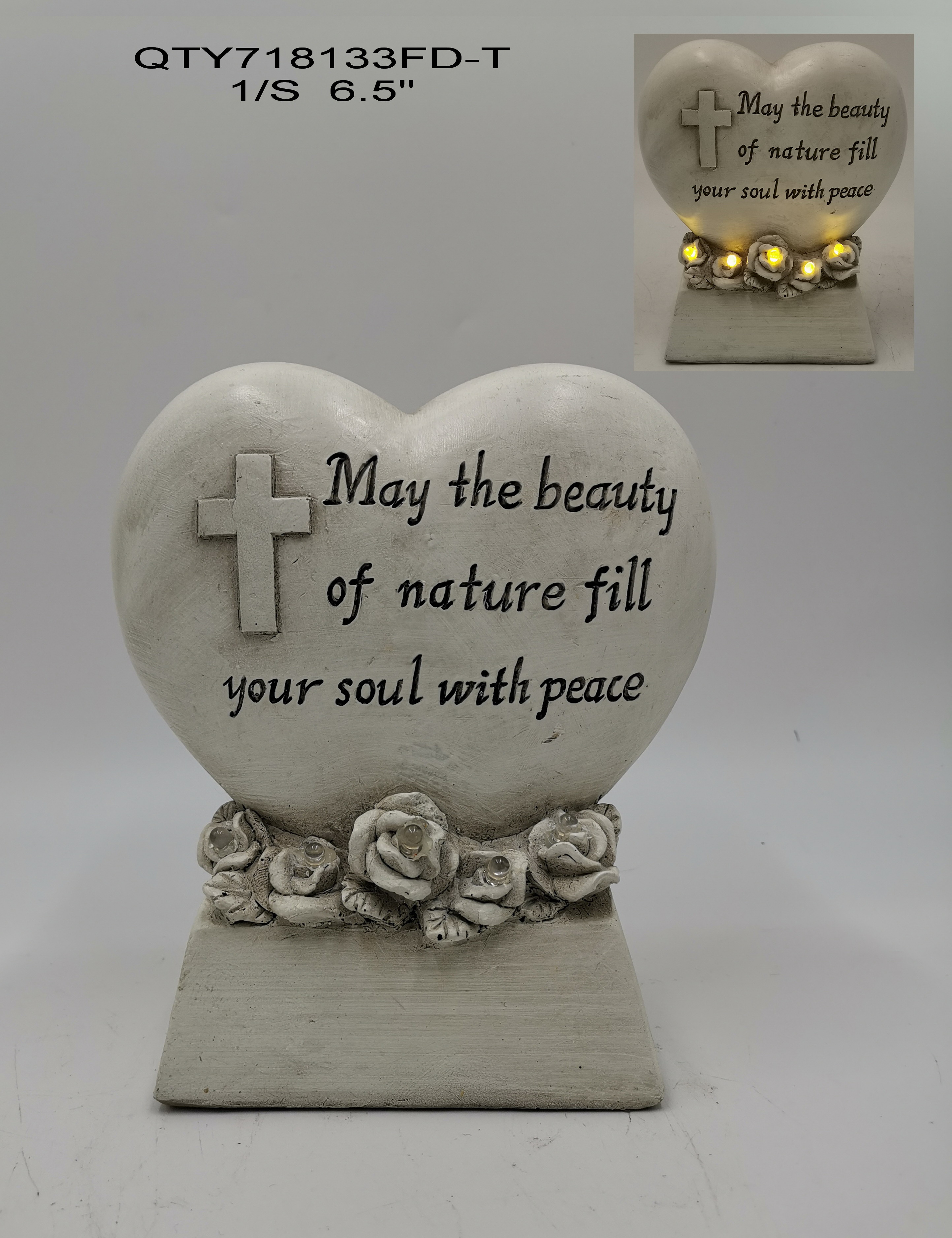 Solar-Powered Cemetery Angel Garden Decoration