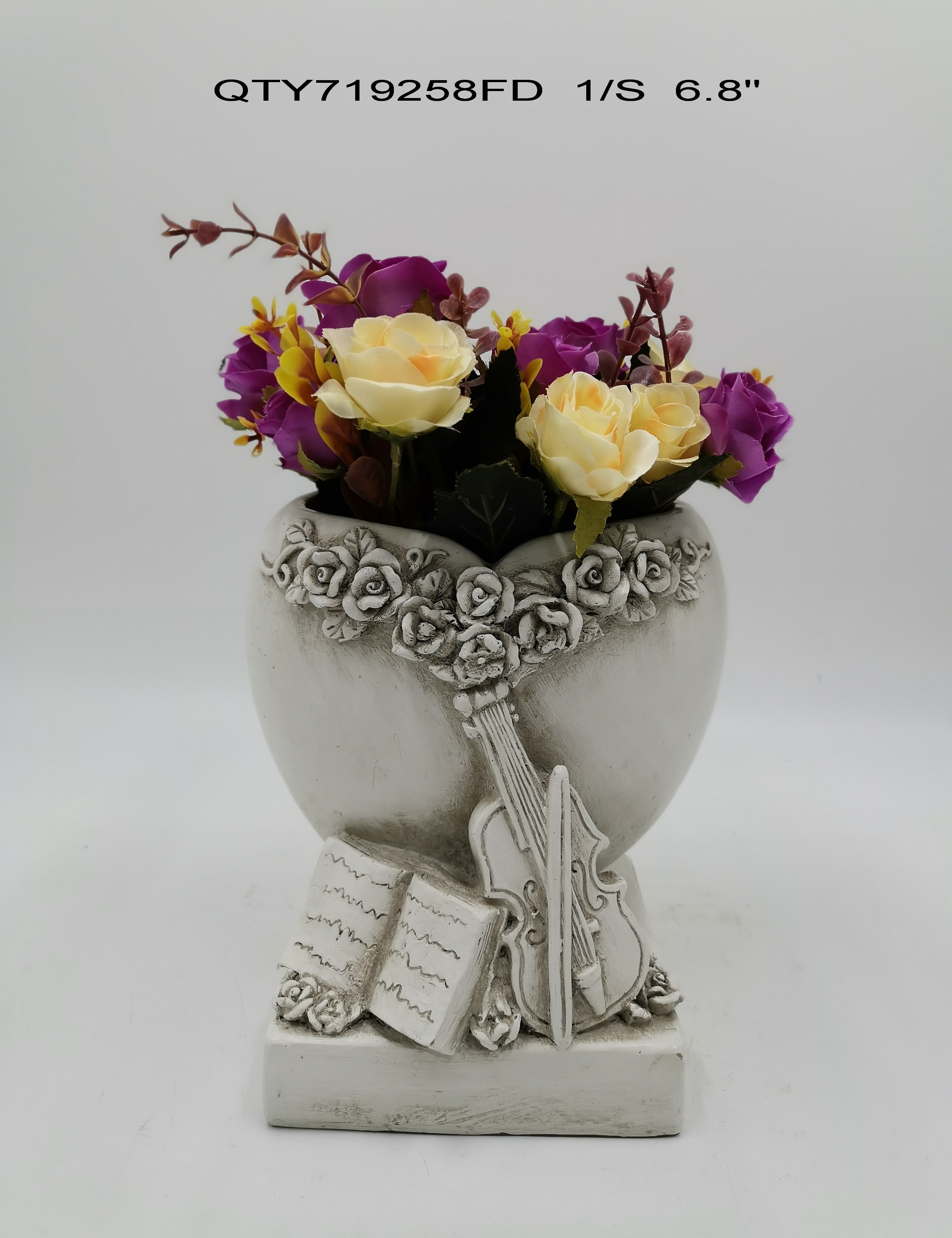Cemetery Angel Garden Decoration with Flower Pot