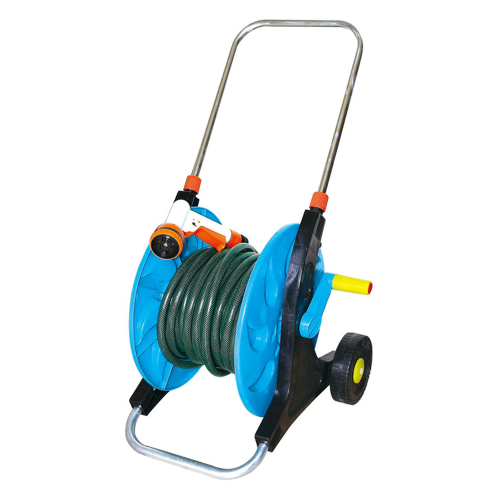 15m Garden Water Hose Reel Cart with Nozzle