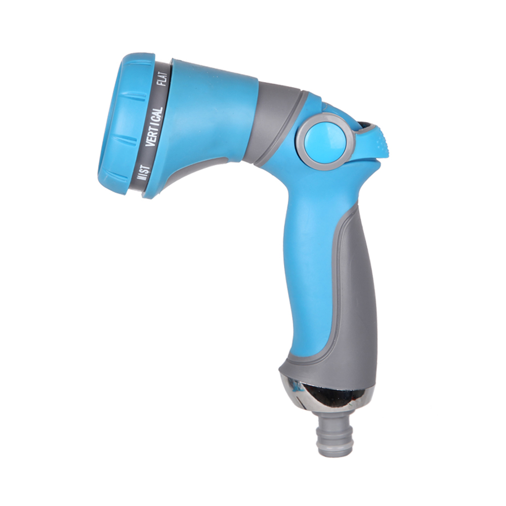 Adjustable 9-Pattern Aluminum Plastic Water Sprayer Gun