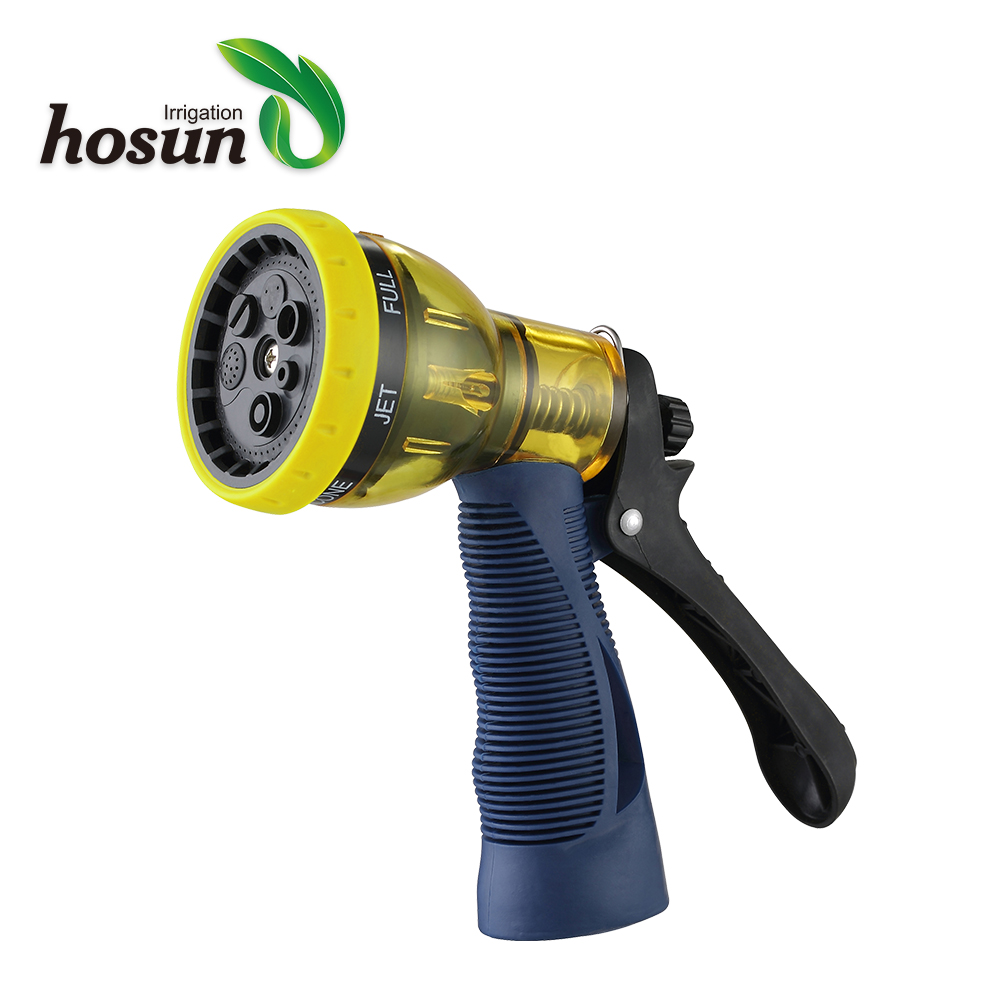 7 Patterns Portable Adjustable Plastic Water Gun