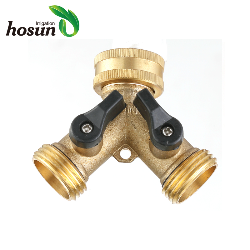 3/4 Inch Garden Hose Splitter Y Connector
