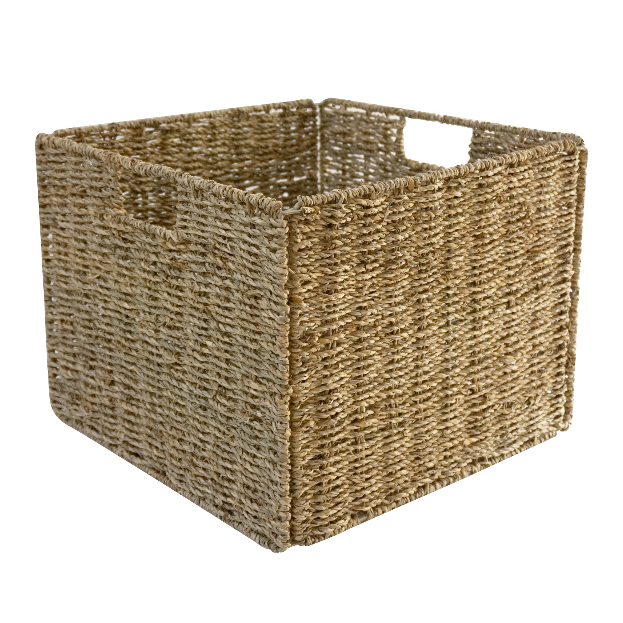 Natural Handmade Seagrass Folded Storage Basket