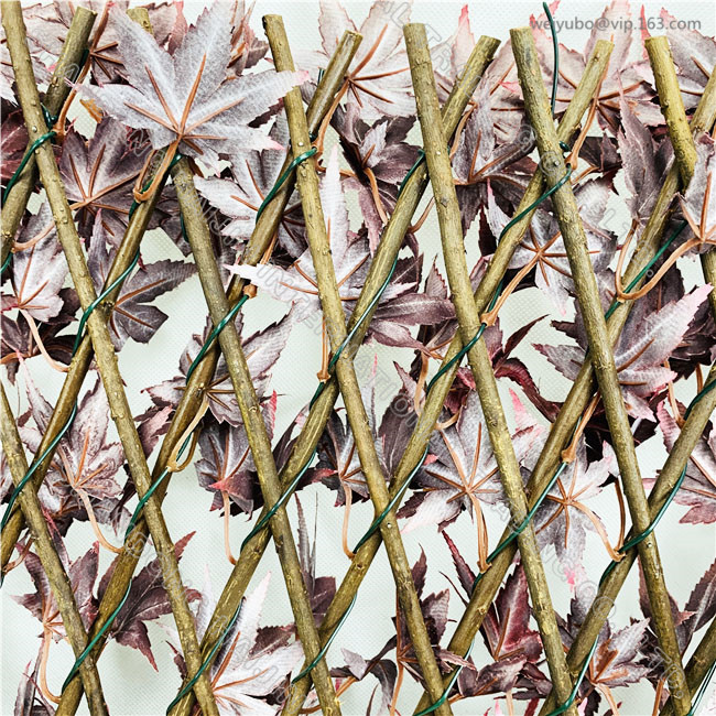 Artificial Red Acer Leaf Trellis