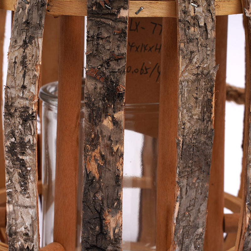 Custom Wooden Lantern for Wedding and Holiday Decoration
