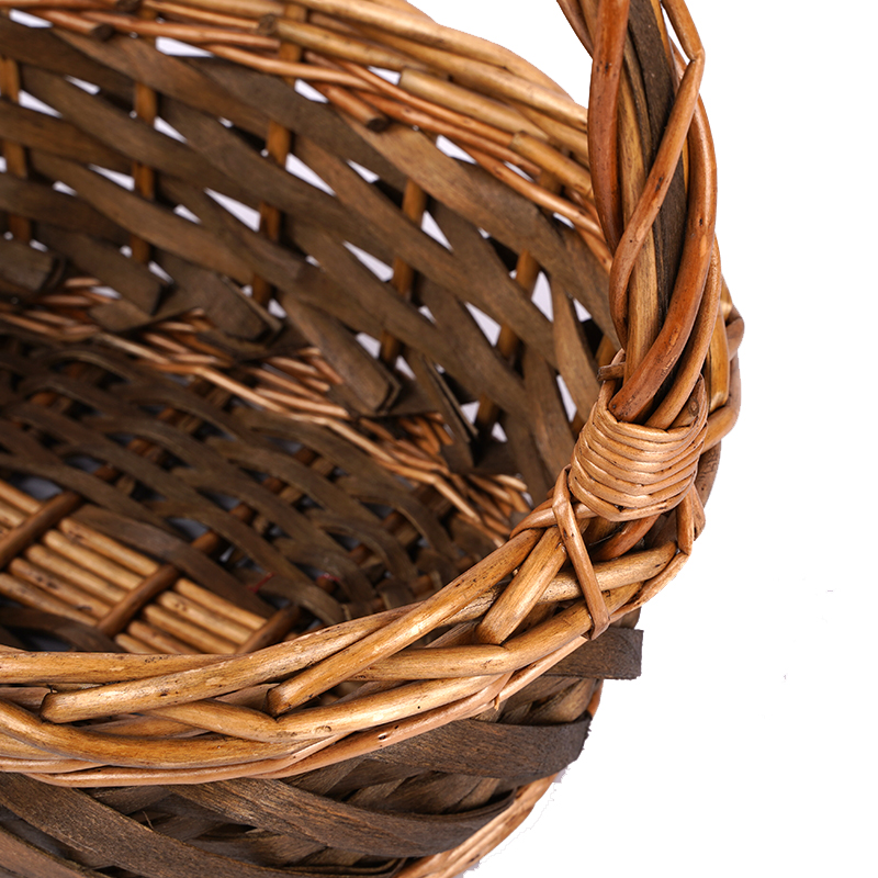 Handmade Willow Wicker Fruit Storage Gift Basket