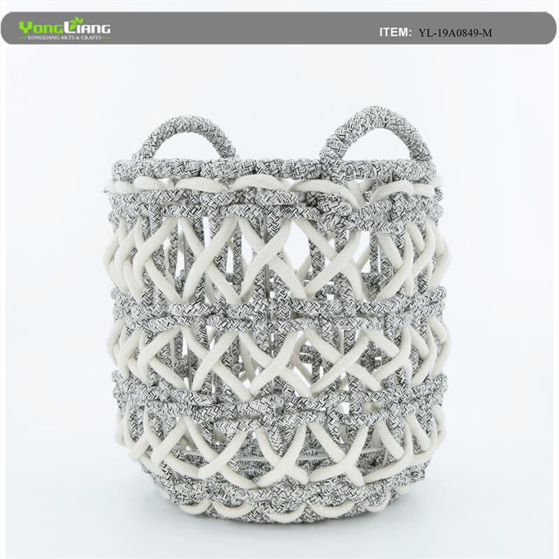 Poly Rope Weaving Storage Basket