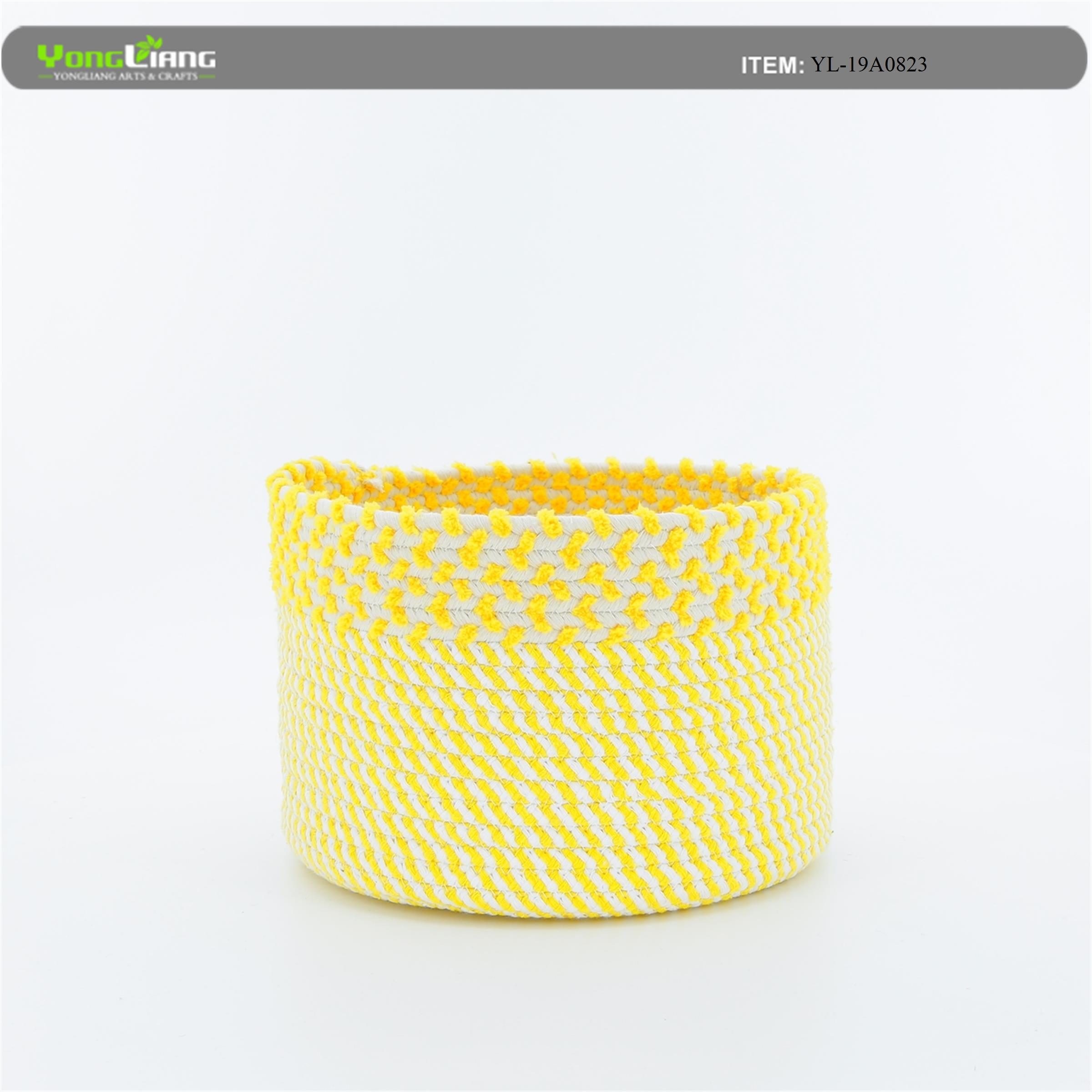 Poly Rope Weaving Storage Basket