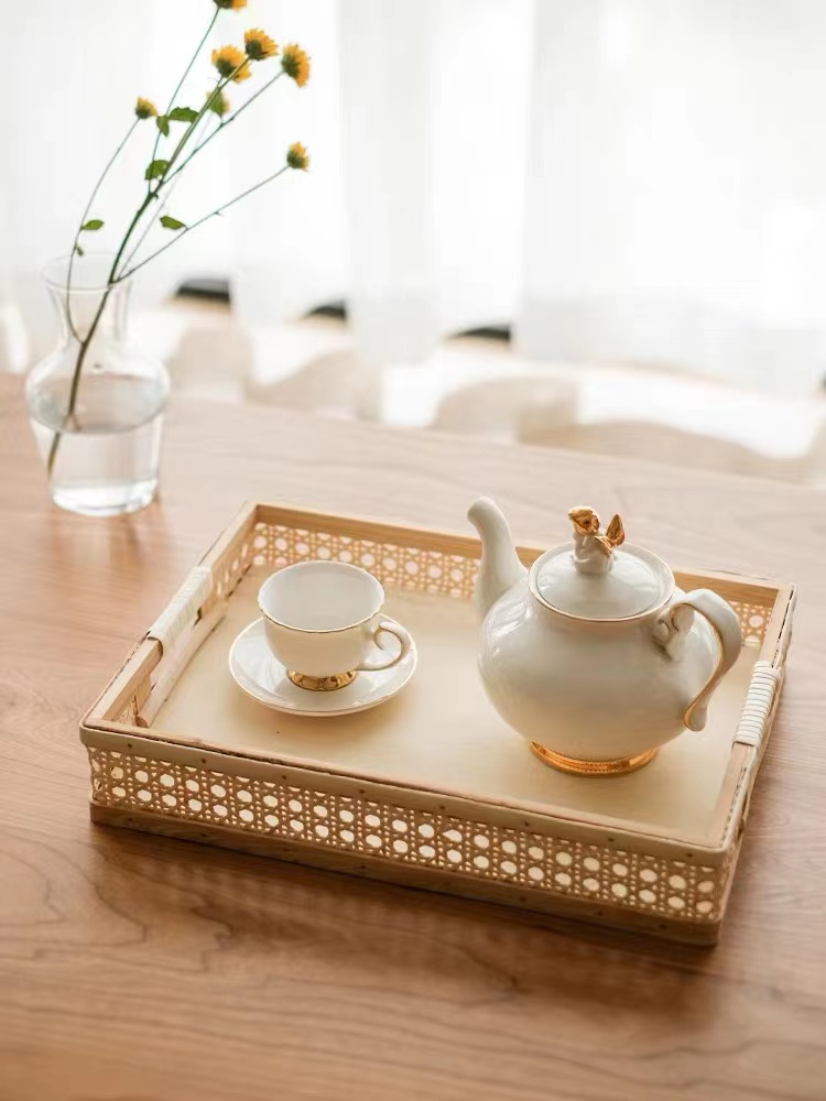 Square Rattan Storage Basket